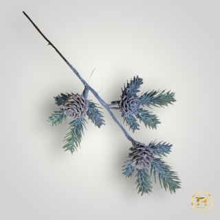 HY3-86265 Gałązka z szyszką 36szt