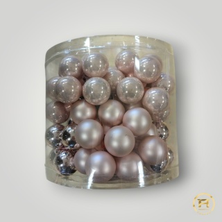 E17028-A-12 Bombki z Drutem 2,5cm Komplet 72szt. | 12op