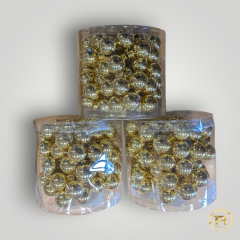 E17028-A-16 Bombki z Drutem 2,5cm Komplet 72szt. | 12op