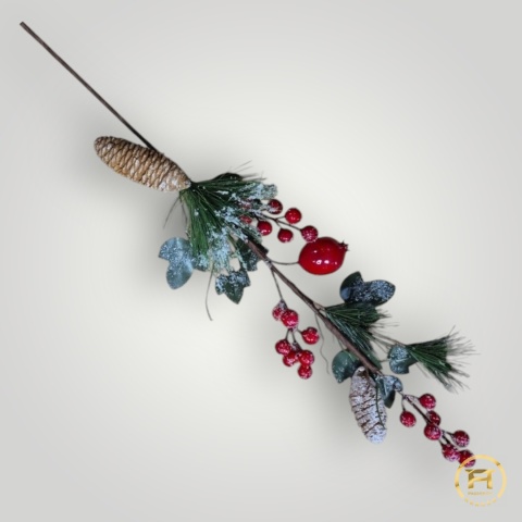 XY15-076-1Gałązka świąteczna 48 szt