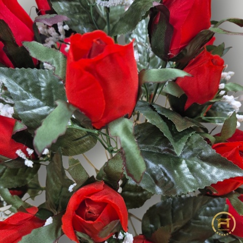 XR2419 Bukiet róż mix 12szt