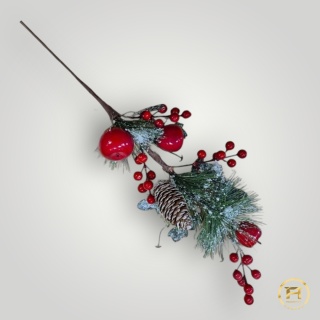 XY15-014 Gałązka świąteczna 24 szt