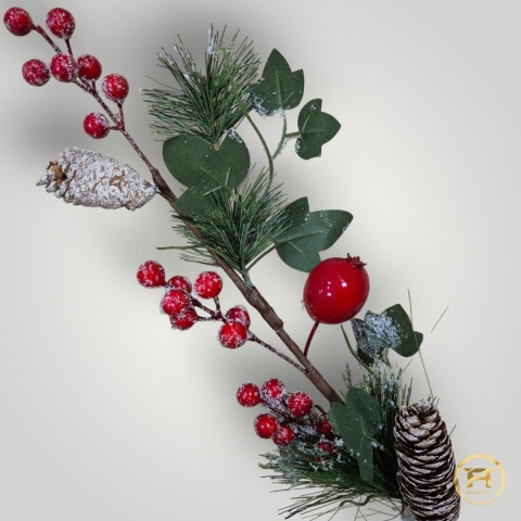 XY15-076-1Gałązka świąteczna 48 szt