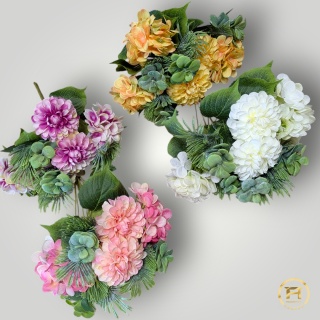 GKR4245 Bukiet Hortensji + Cynia 12szt