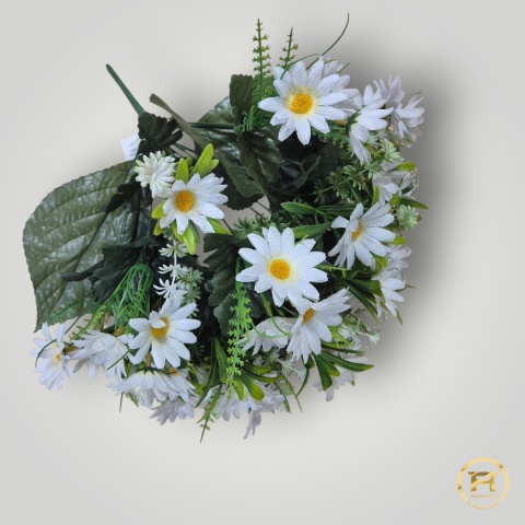 XR2994 Bukiet białych margaretek 96szt