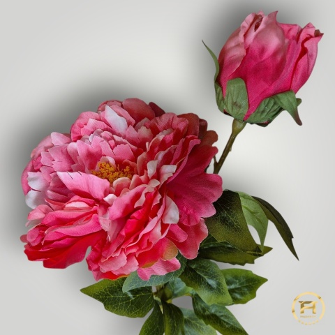 KMS-0119 Gałązka Piwoni mix 24szt