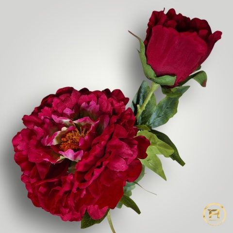 KMS-0119 Gałązka Piwoni mix 24szt