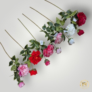 KMS-0119 Gałązka Piwoni mix 24szt