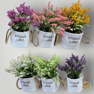 KMS-9006 Kwiat w doniczce 12szt