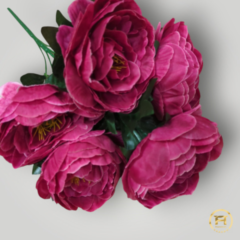 HY2122-5 Bukiet Peonia mix op.30szt